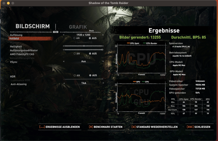 Leistung in Shadow of the Tomb Raider (Bild: Oliver Nickel/Golem.de)